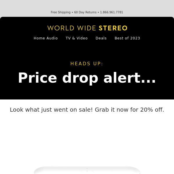 20% Off World Wide Stereo Promo Code, December 2023