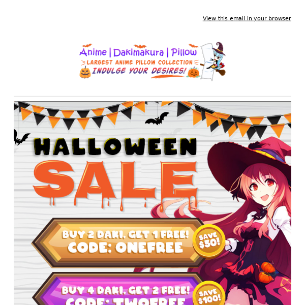Anime Dakimakura Pillow - Latest Emails, Sales & Deals