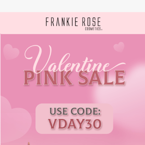 Love is in the air!💘 30% OFF Pink Sale