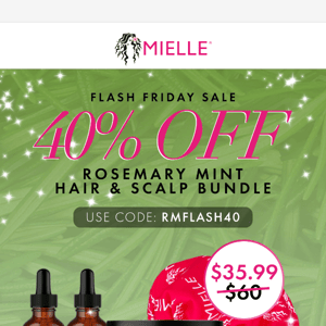 Exclusive Offer: NEW! Rosemary Mint Hair & Scalp Bundle