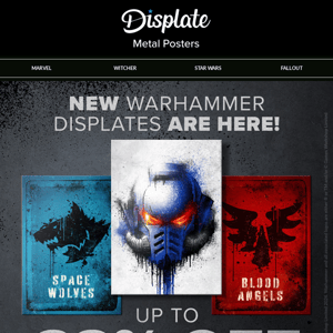New Warhammer Displates marching in!
