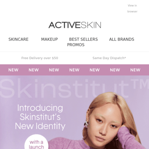 Skinstitut's NEW Identity & a FREE gift inside! 💜