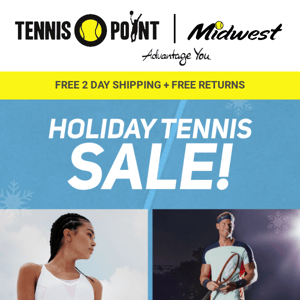 ❄HOLIDAY TENNIS SALE!❄