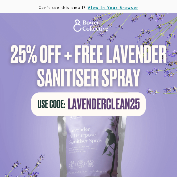25% off + a FREE gift