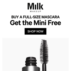 2 words: FREE mascara 🤯