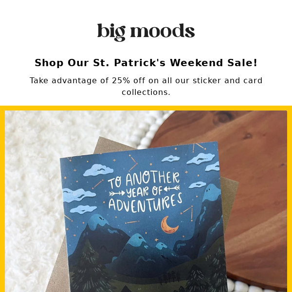 25% OFF For St Paddy's! 🍀