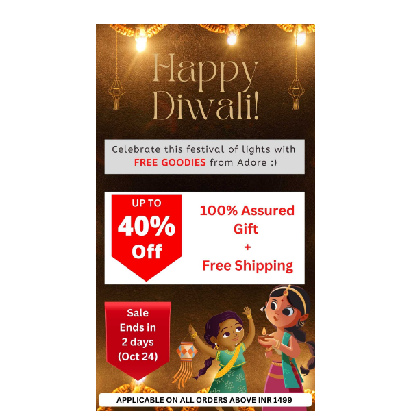Happy Diwali! ✨ Claim Your Free Gift