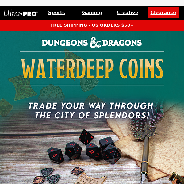NEW! Waterdeep Coins for Dungeons & Dragons 💰