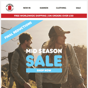 Final Reductions In Our Mid-Season Sale