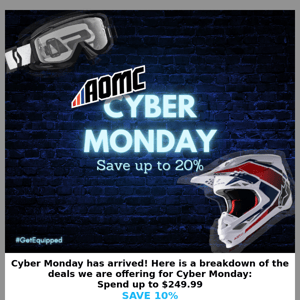 Cyber Monday is HERE!