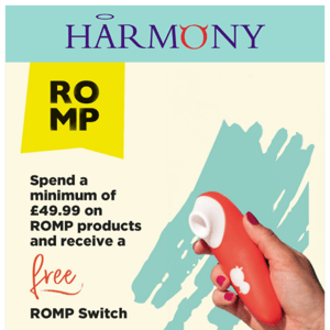 Free gift with Romp toys.