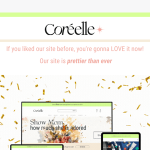 Hooray for our new site 🥳🥳🥳
