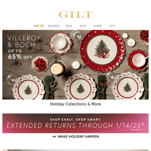 Villeroy & Boch’s holiday collections are here.
