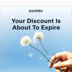 Your discount is expiring