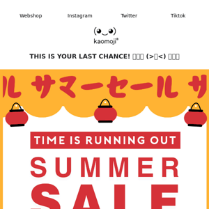 LAST DAY SUMMER SALE 😎 UP TO 60% OFF