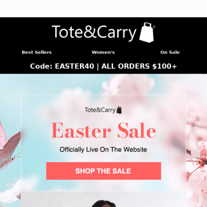 Easter Sale Starts Now