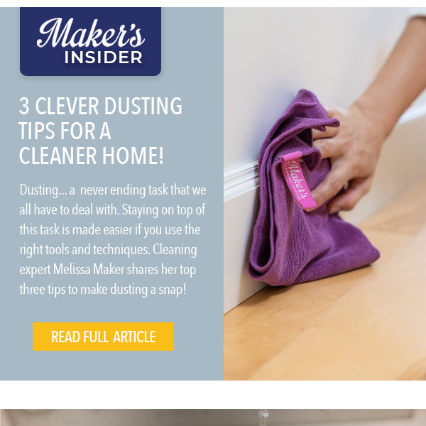 Dusting Tips + The Dirtiest Spots in Your Home!  | Maker's Insider