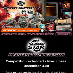 MiniWarGaming's Ravaged Star Competition EXTENDED! 🏆