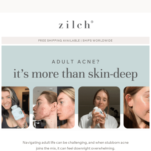Adult Acne? You’re not alone 🤍