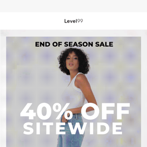 SHOP AND SAVE 40% OFF