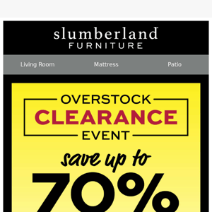 🚨CLEARANCE – Up to 70% off list prices!