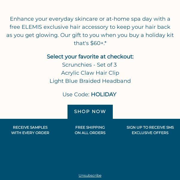 It's On Us: Free Gift With Holiday Kits