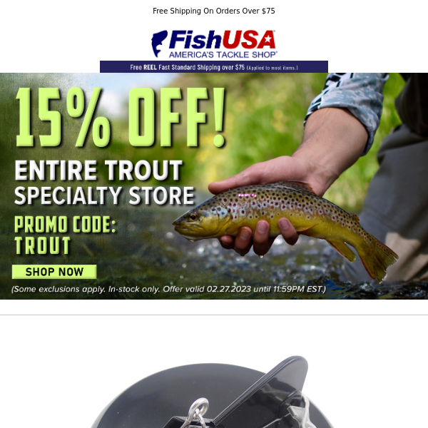 Stock Up on All Your Trout Essentials!