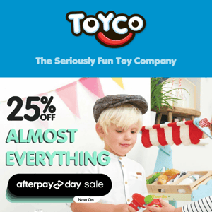 Afterpay Day Sale ⏳ Ends Tonight | 25% Off Almost Everything & 20% Off LEGO
