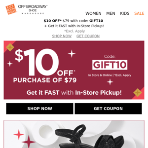 Off broadway hot sale shoes coupon 2019