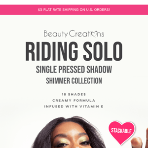 ✨ NEW: RIDING SOLO SINGLE PRESSED SHADOWS ✨