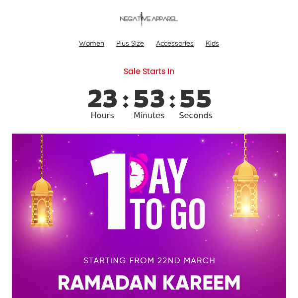 🌙 Ramadan Sale 🌙 Starts at Midnight 22 March 🎉