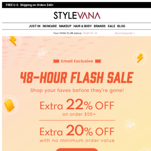 OMG! EXTRA 20-22% OFF for a LIMITED TIME only!