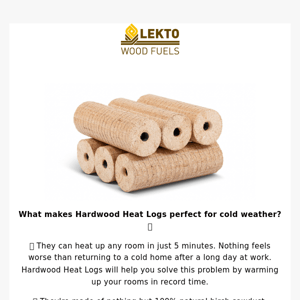 🎁 Hardwood Heat Logs Bundles