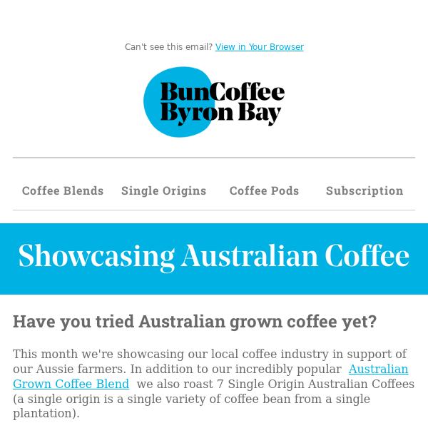 Showcasing our Aussie Coffee Industry