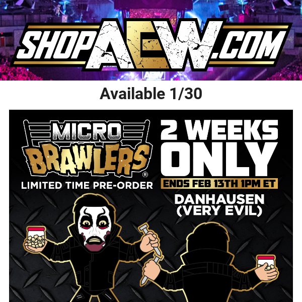 New Micro Brawler Coming Monday! - Pro Wrestling Tees