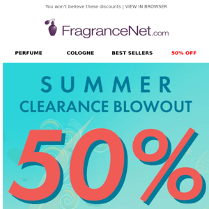 WOW! Up to 50% OFF or MORE on Premium Fragrances