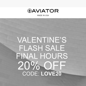 Final Hours ❤️ Valentine's Flash Sale