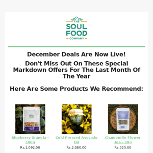 Check Out Our December Deals