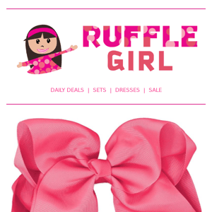 🎀FREE HAIR BOWS! Cyber Monday! Get a Free Hair Bow with Every Clothing Item on Your Order - No Limit!