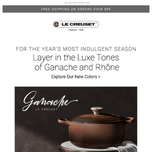 Introducing Our Newest Color, Ganache