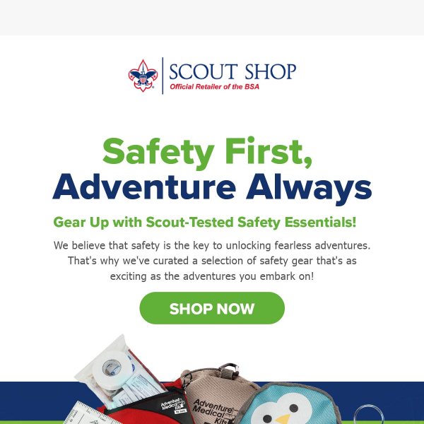 Stay Safe—Explore Safety Gear at Scout Shop