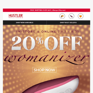 Womanizer is now 20% off!