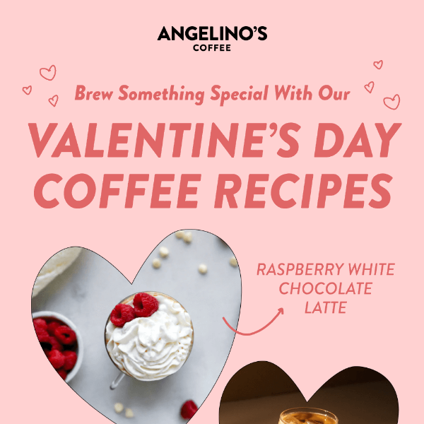 Yes, we sip coffee on Valentine's Day 💕