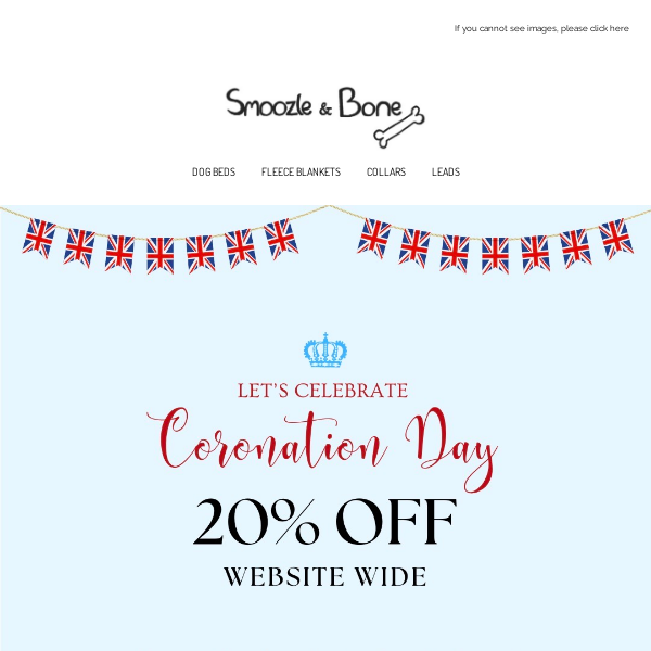 Let's celebrate with 20% Off 👑