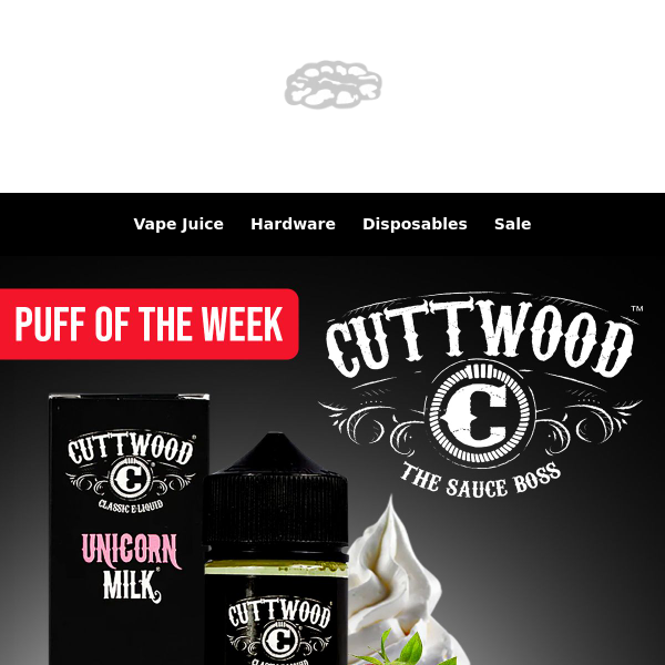 🚨 Puff of the Week - Unicorn Milk by Cuttwood 120ml 🚨