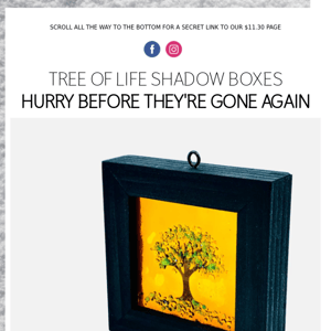 🎁 Tree of Life Shadow Boxes