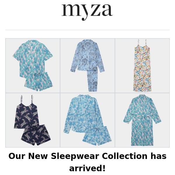 Our New Sleepwear Collection has arrived! - Myza