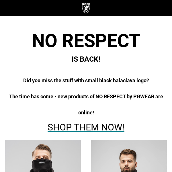 NO RESPECT is back!