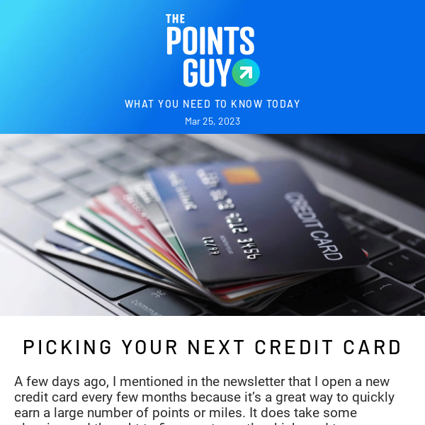 ✈ How to Choose Your Next Credit Card, Disney's 2024 Cruise Itineraries & More Daily News From TPG ✈