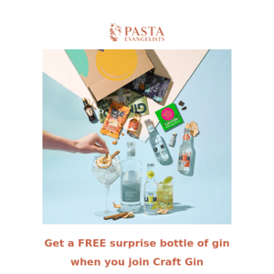 Claim your FREE bottle of gin!🍸
